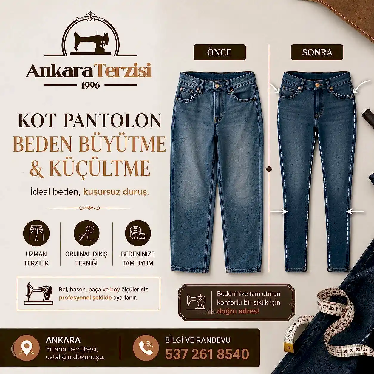 Orijinal Kot Bedeni Küçültme
