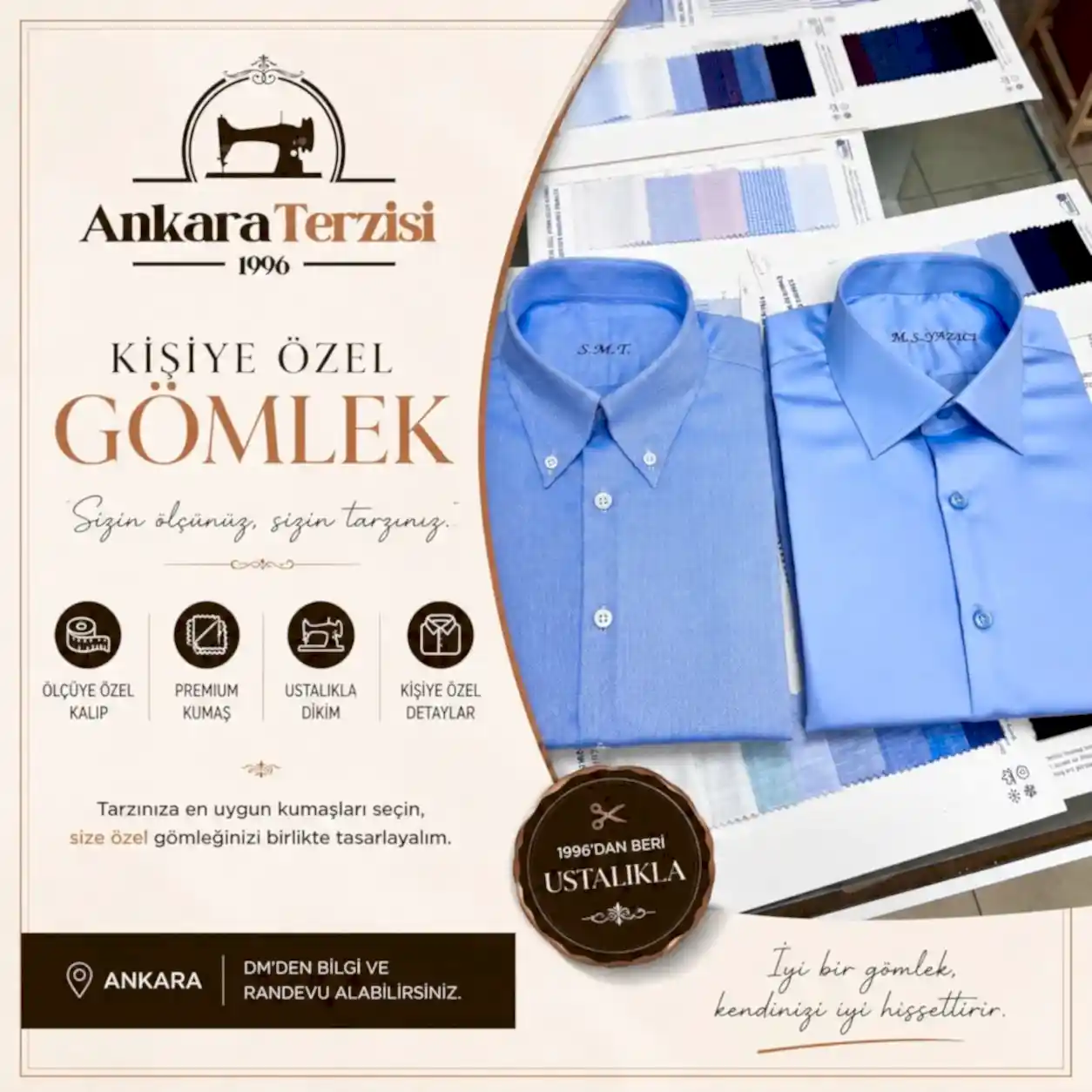 Kişiye Özel Gömlek Dikimi